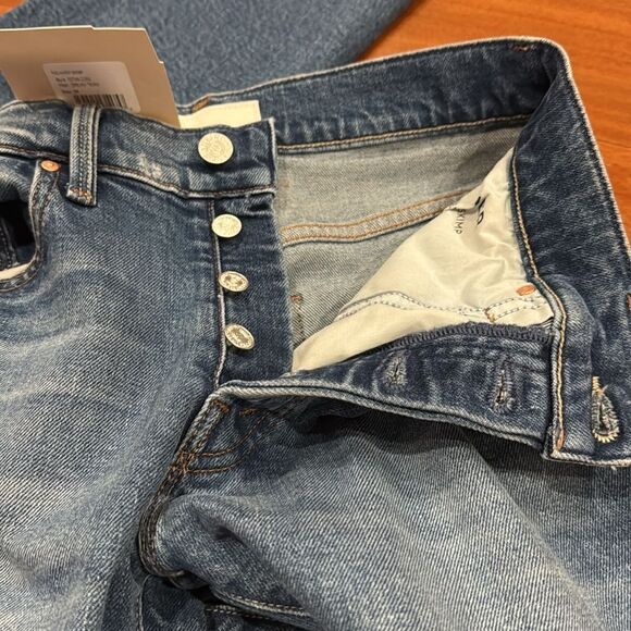 NWT MOTHER Women's The Hiker Skimp Mid Rise Jeans Size 24 - Picture 14 of 14